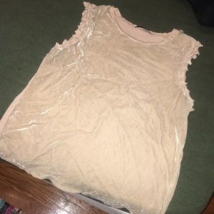 Suede Tank Top